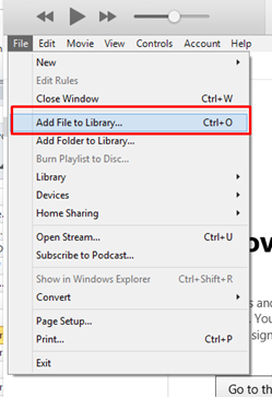  Add File to Library