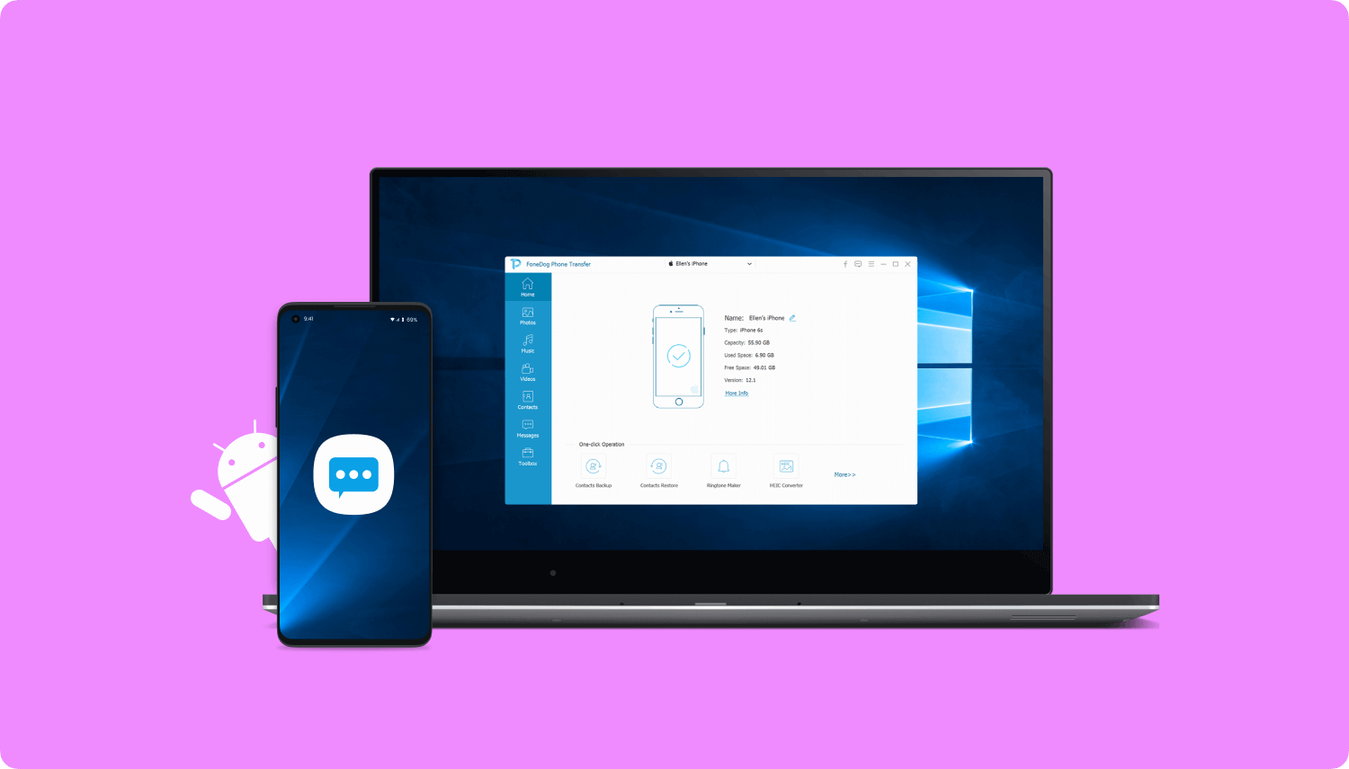 comment transferer sms sur pc