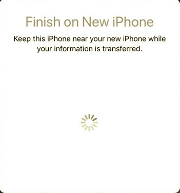 Transferir aplicativos de iPhone para iPhone via Quick Start