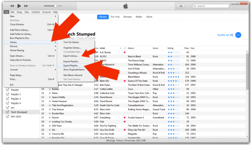 Import Playlist From iTunes Program