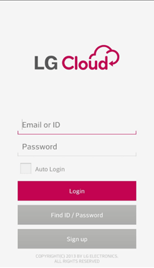 LG Cloud로 LG 파일 전송