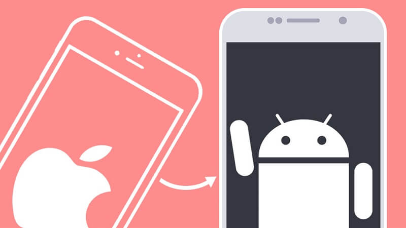 Mobilöverföring mellan Iphone och Android