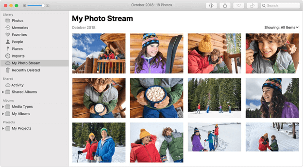 Transfer iPad Photos by My Photo Stream on Mac