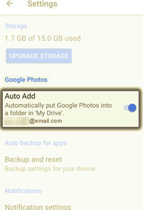 Use Google Photos to Transfer Photos from Android to Android