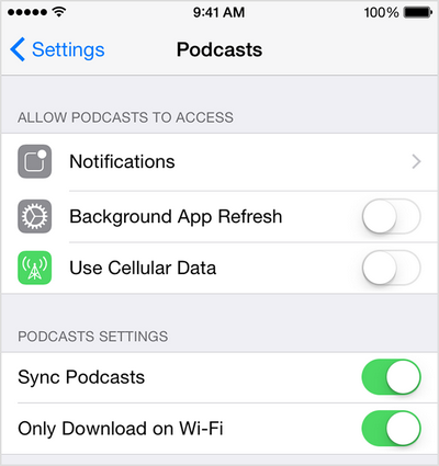 Transfer Podcast From iPhone To PC By Syncing In iPhone