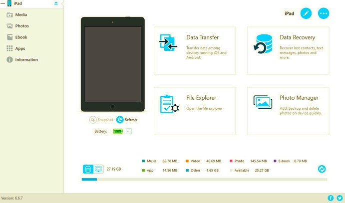 Syncios iPhone Transfer En av de bästa iOS Transfer Software