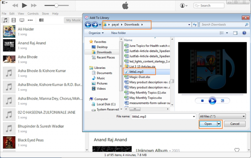 Använda iTunes för att överföra ljudböcker från en iPhone till en annan