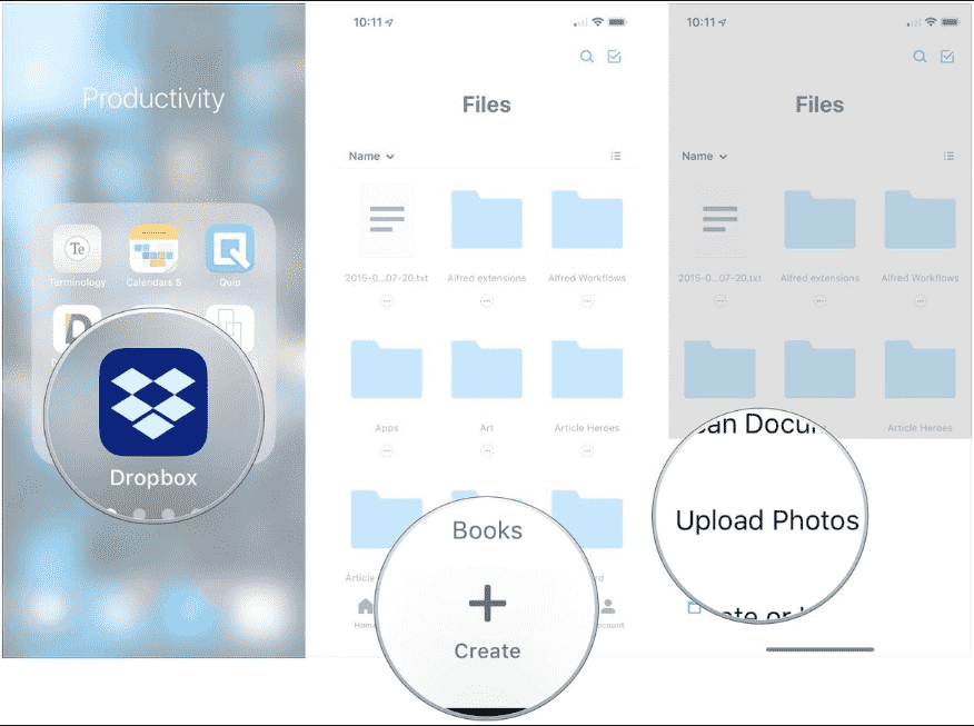 Upload Videos To Dropbox