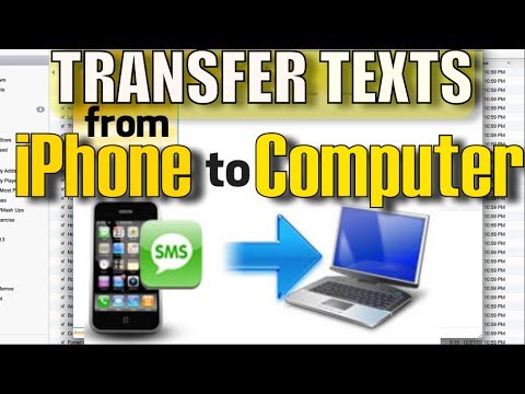 Transferir mensagem de texto do iphone para o computador