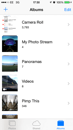 my photo stream