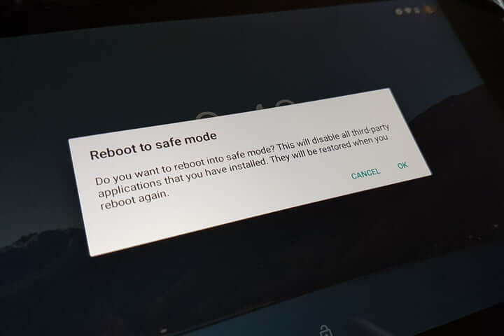 Corrigir a câmera Android não está funcionando no modo de segurança