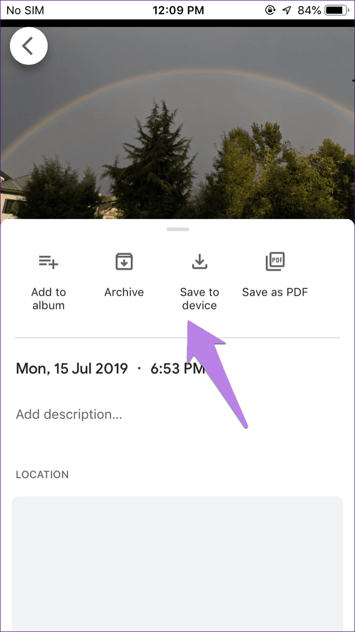 Restore Photos from Google Photos to Gallery