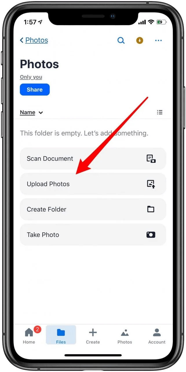 Using Dropbox to Sync Photos From iPhone To Computer