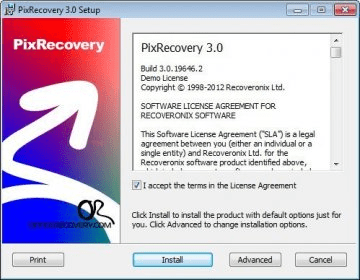 JPEG 복구 도구의 PixRecovery