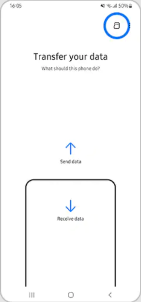 Samsung WiFi transfer: Smart Switch Using The USB Drive or The SD Card