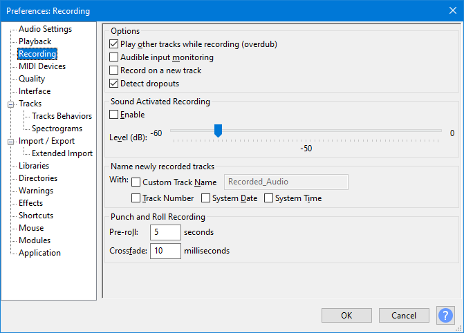 Other Solutions on How to Fix the Issue “Audacity Not Recording” - Adjust Audacity's Recording Configurations