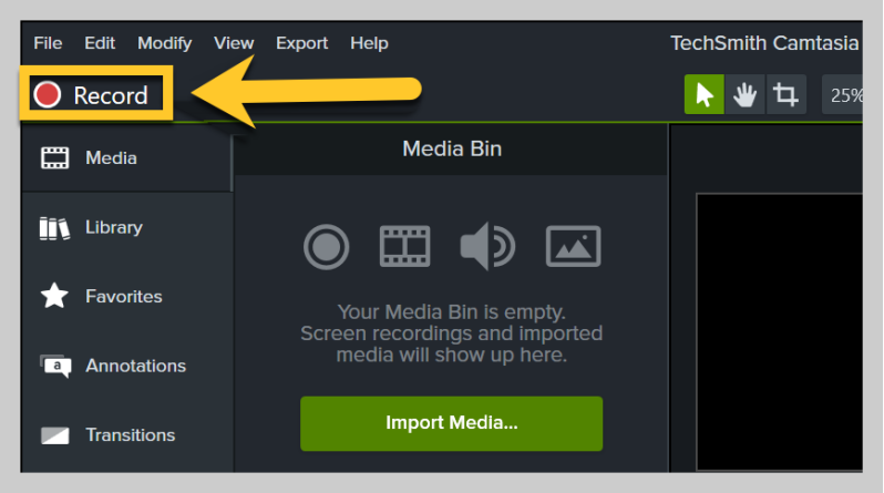 Record Spectrum without DVR Using Camtasia