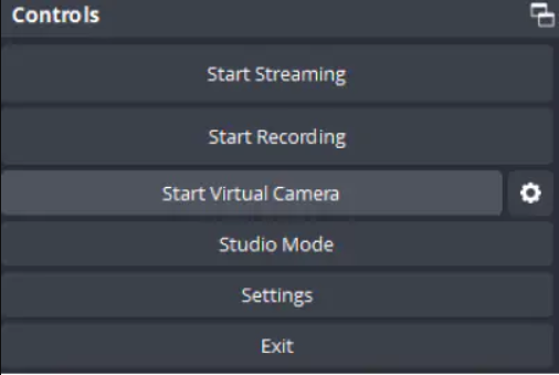 Start Virtual Camera