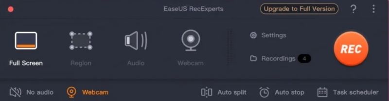 EaseUS RecExperts-Secert 녹음