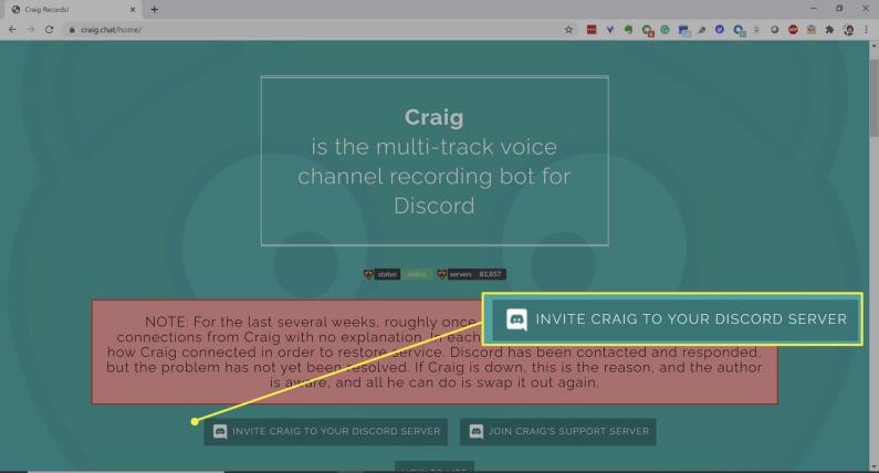 Recording Discord Audio Using Craig (Computer)