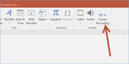 Skärminspelning på ThinkPad via PowerPoint