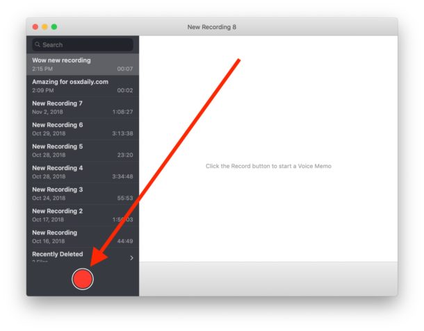 Record Audio from Computer Mac Using Voice Memo
