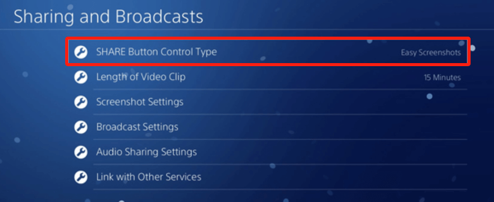 Spela in övervakningshöjdpunkter med dela-knappen på PS4