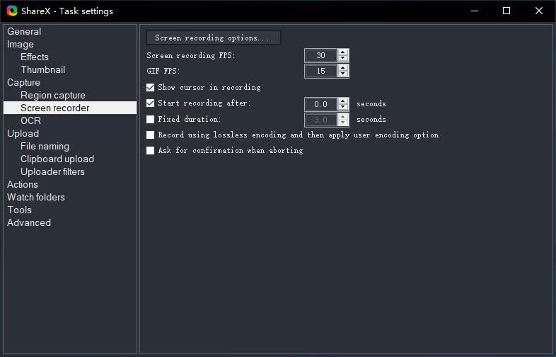 ShareX Recorder