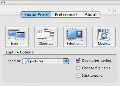 Snapz Pro X to Capture Video on Mac