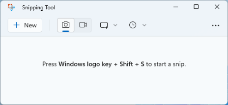 Spela in skärm på Windows 11 med Snip Tool