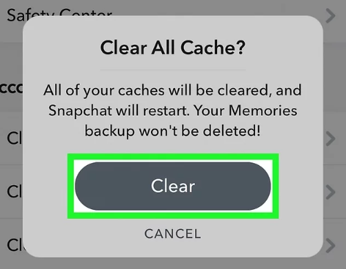 How to Delete Snapchat Cache