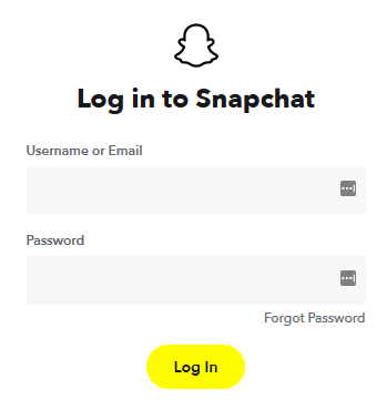 Sign Into Your Account to Unlock Snapchat Account