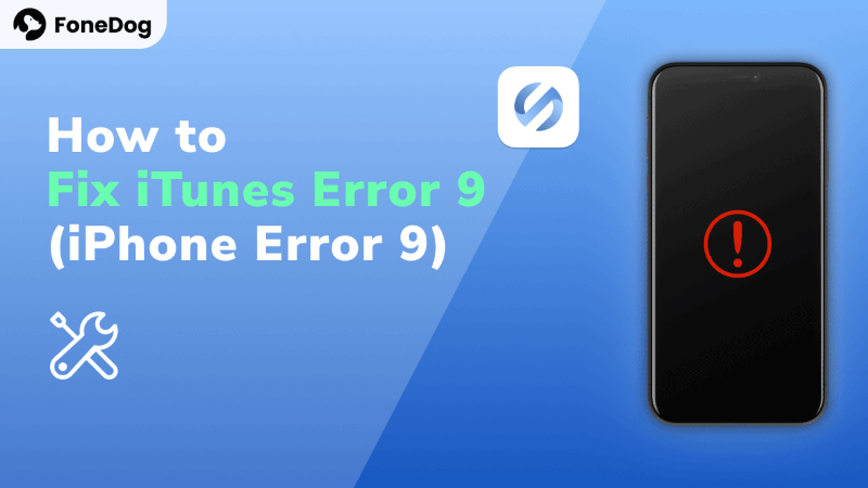 Hur man fixar iTunes Error 9 (iPhone Error 9)