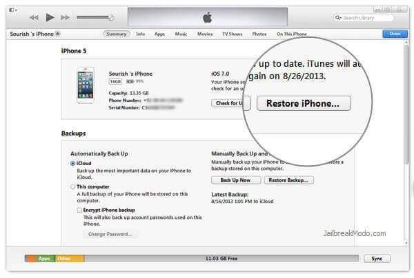 itunes-restore-iphone-enhet