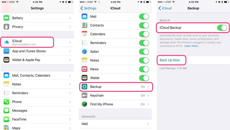 Manually Backup Files Icloud