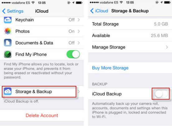 Solucionar el problema de que iCloud  Drive no se sincroniza en su dispositivo