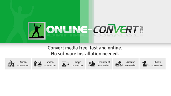 Converter AVCHD para MP4 em OnlineConverter.com