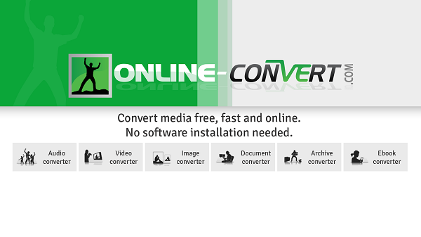 Använd Online-Convert för att konvertera URL till MP4