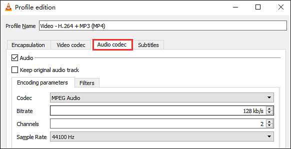 Remove Audio from YouTube Video Using VLC