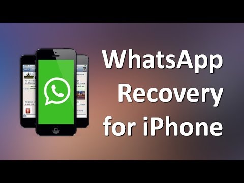 استخدم Whatsapp Recovery لـ iPhone X / 8/7 / 6s