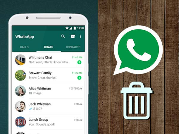 Como recuperar mensagens do Samsung S8 WhatsApp com histórico de mensagens