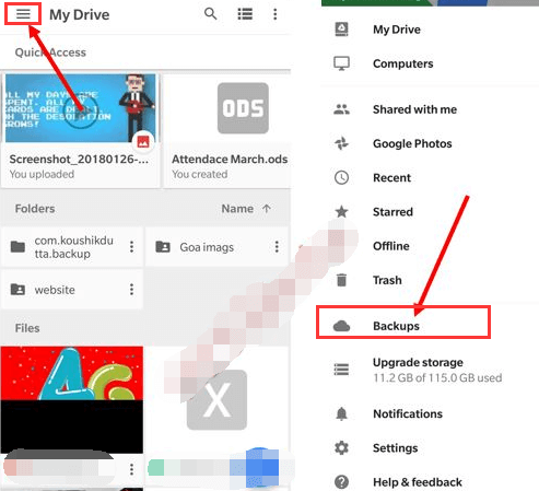Check Your Gallery Photo Backups on Google Drive