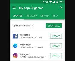 Updating The App to Its Latest Version to Fix WhatsApp BackUp Stuck On Android