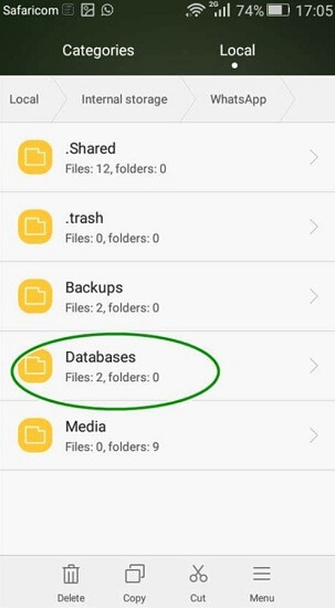 Fix WhatsApp Restore Failed on Android: Use the Local Backup