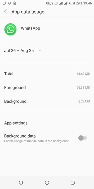 Fix WhatsApp Notification Sound Not Working: Ensure That Background Data Isn’t Deactivated
