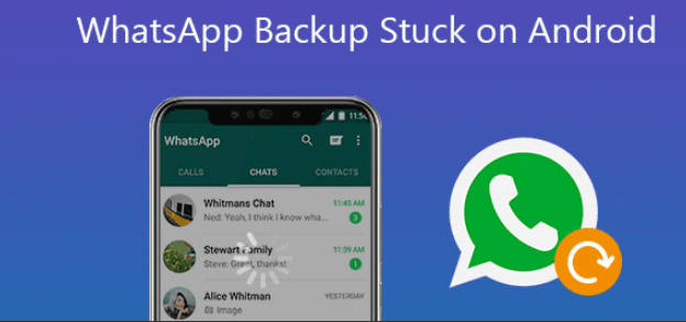 WhatsApp 백업이 Android에서 멈춤