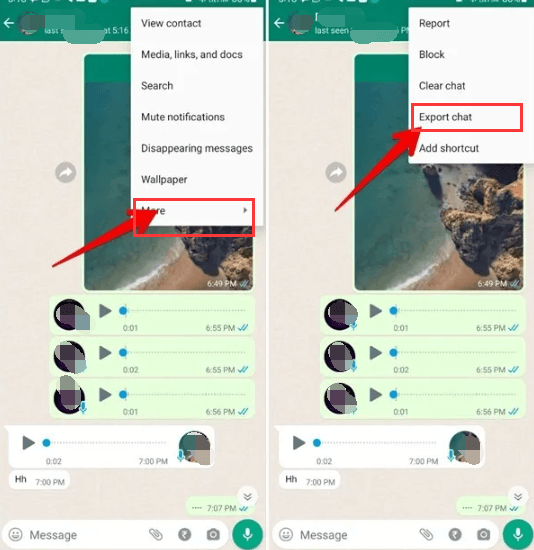 Så här exporterar du WhatsApp Chatthistorik