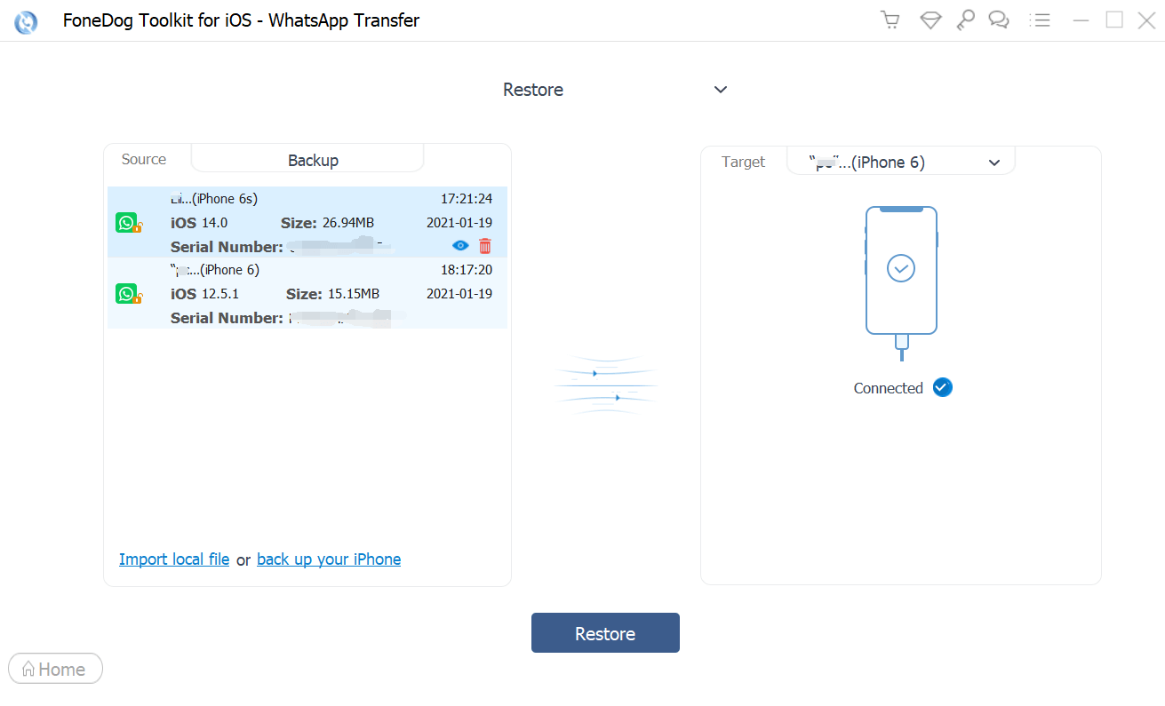 Transfer WhatsApp Data